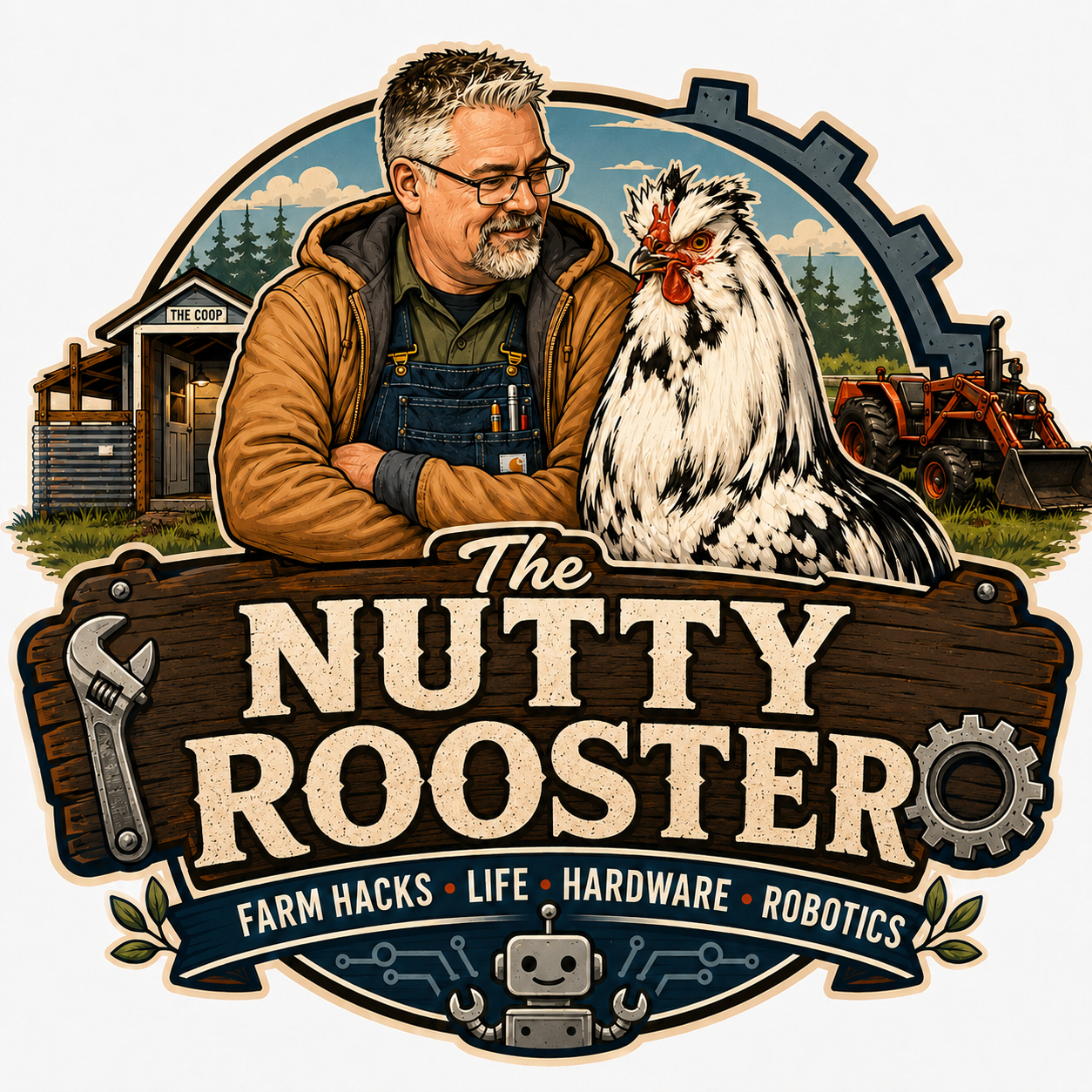 The Nutty Rooster badge